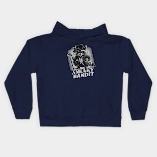 Sneaky Bandit: Raccoon Design Kids Hoodie